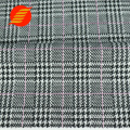 Amostra grátis de alta qualidade no atacado Jacquard Uniform Big Check Design Fabric em tecido e tecidos para roupas